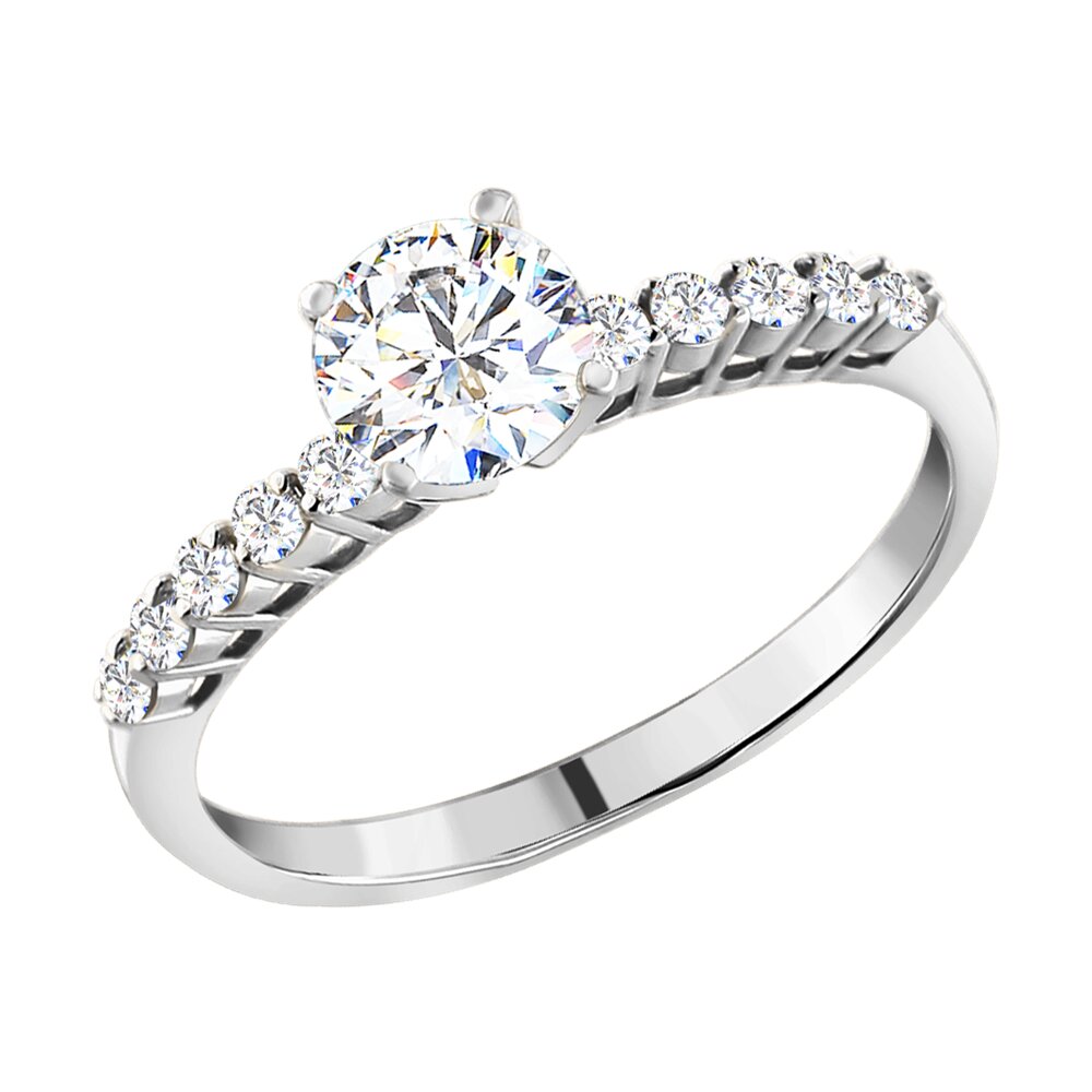 

Кольцо из золота р.  SOKOLOV 012953-3, фианит, 012953-3