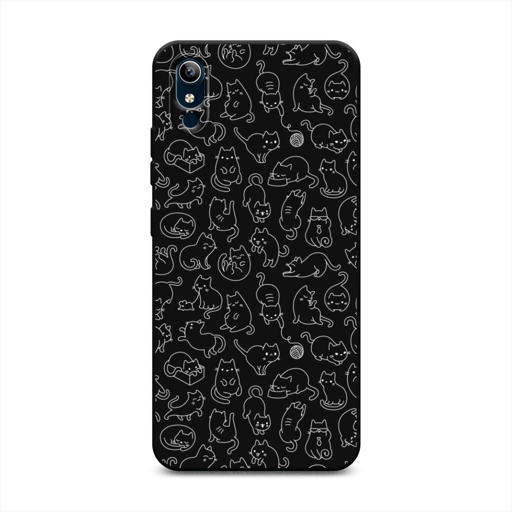 

Чехол Awog на Vivo Y91c/Y1s "Шкодливые котики", Разноцветный, 263252-1