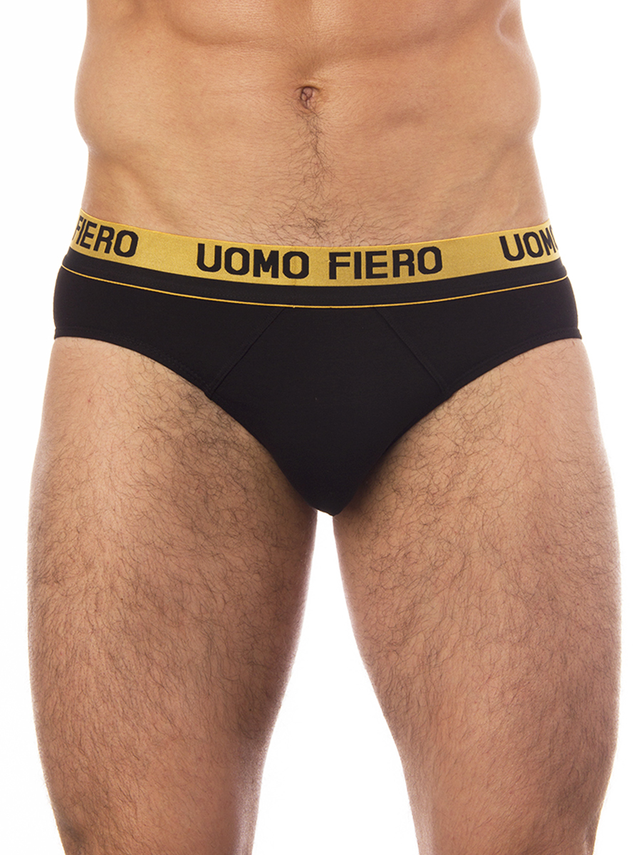 фото Трусы мужские uomo fiero 034fs черные xxl