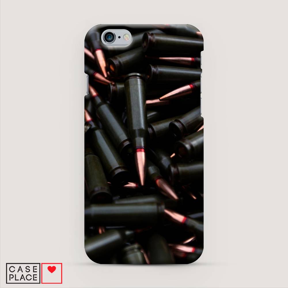 

Пластиковый чехол "Пули черные" на Apple iPhone 6S, 0104S20-4