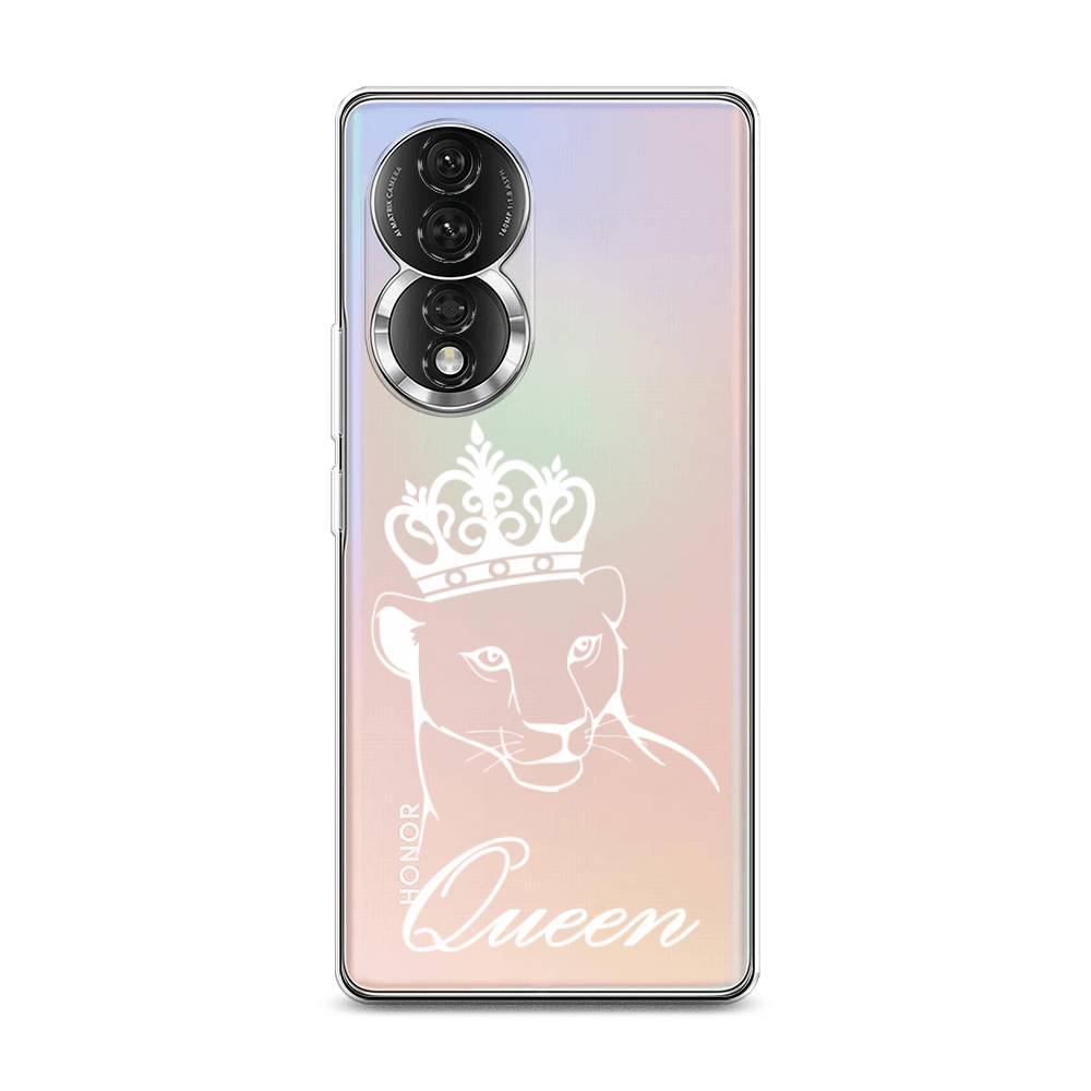 

Чехол Awog на Honor 80 "Львица королева", Бежевый;прозрачный, 6120350-7