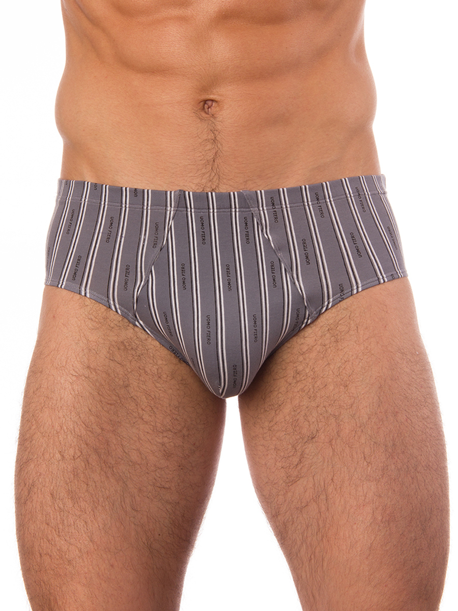 

Трусы мужские UOMO FIERO 040FS серые 50 RU, Серый, 040FS