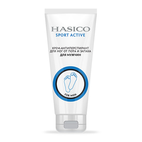 

Крем-антиперспирант для ног HASICO SPORT ACTIVE от пота и запаха для мужчин 75 мл