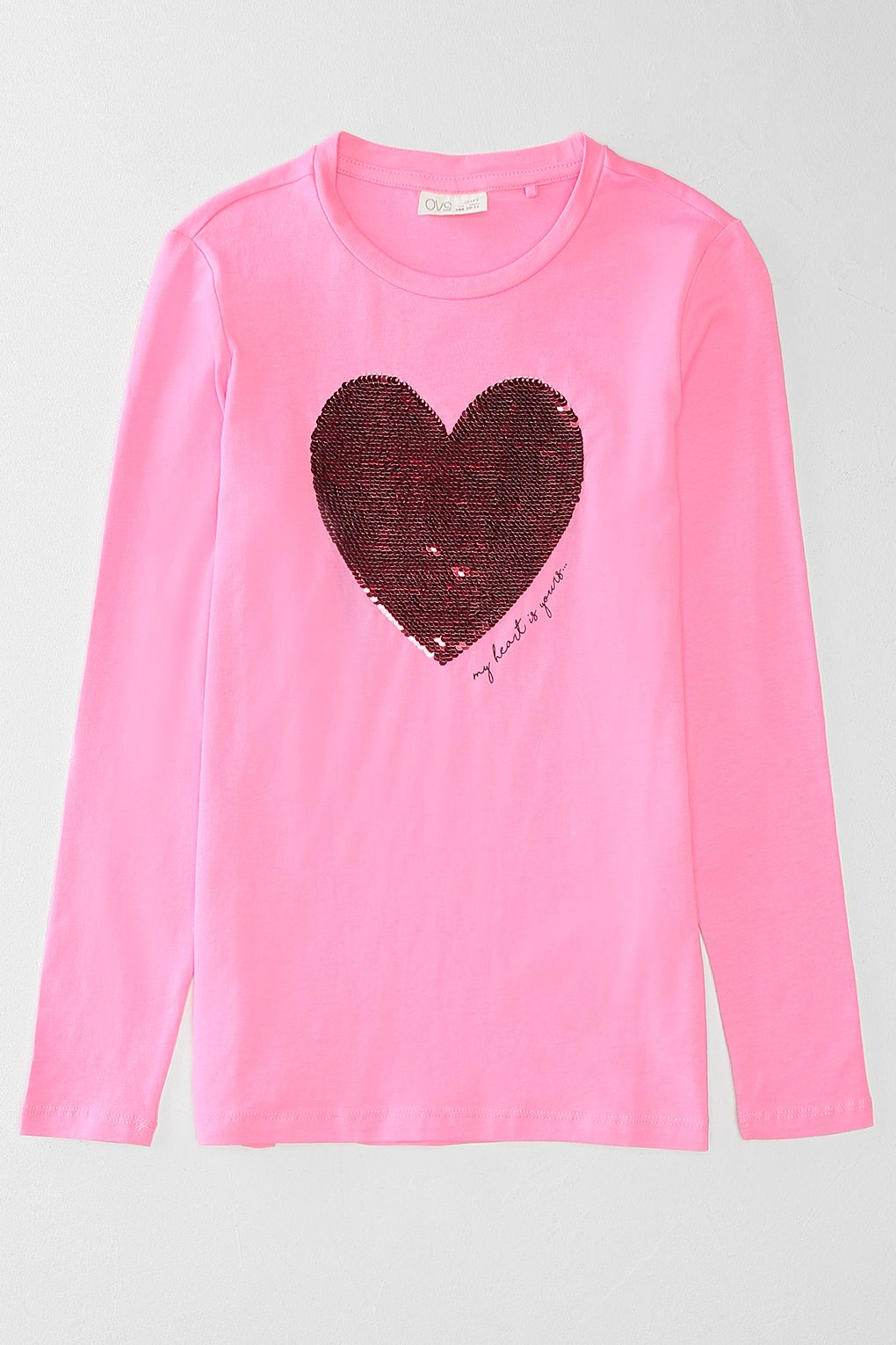 

Лонгслив детский OVS 812862 цв.розовый р.164, 812862