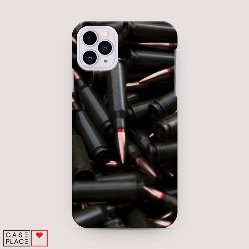 

Пластиковый чехол "Пули черные" на Apple iPhone 11 Pro Max, 12220-4