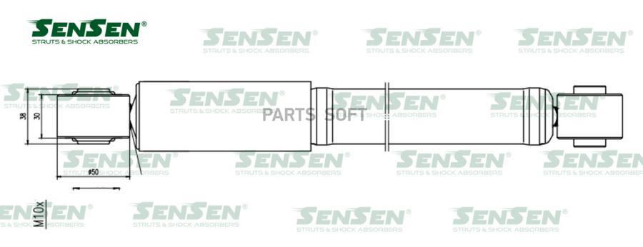 

Аморт. зад NIS R NESSA, PRESAGE N30 97-01, U30 98-03 2WD