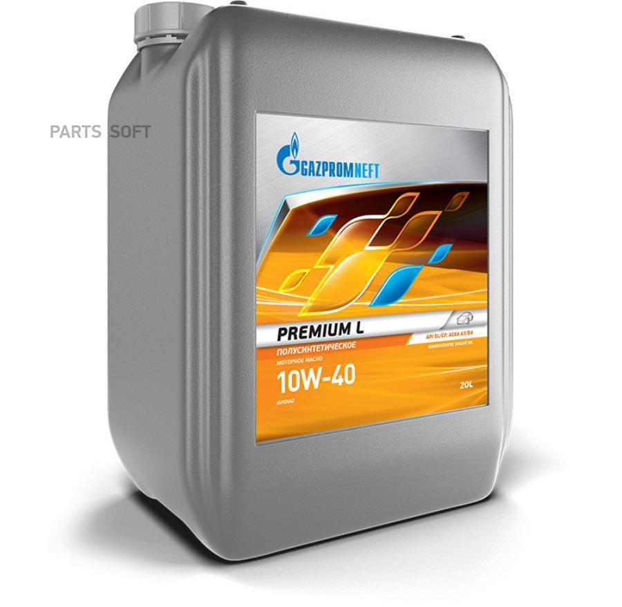 

Моторное масло Gazpromneft полусинтетическое Premium L SL/CF 10W40 20л