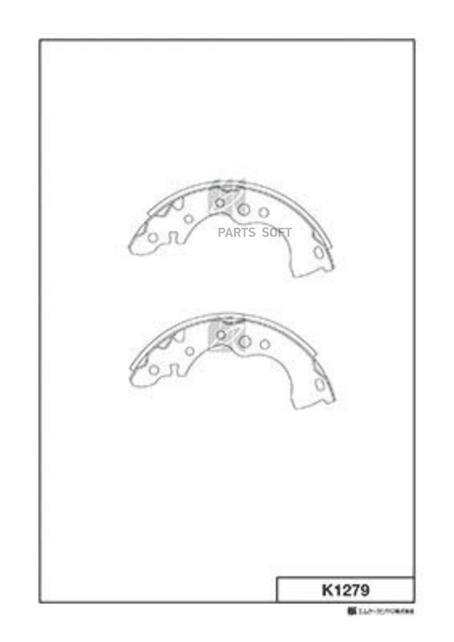 

Тормозные колодки Kashiyama барабанные задние K1279