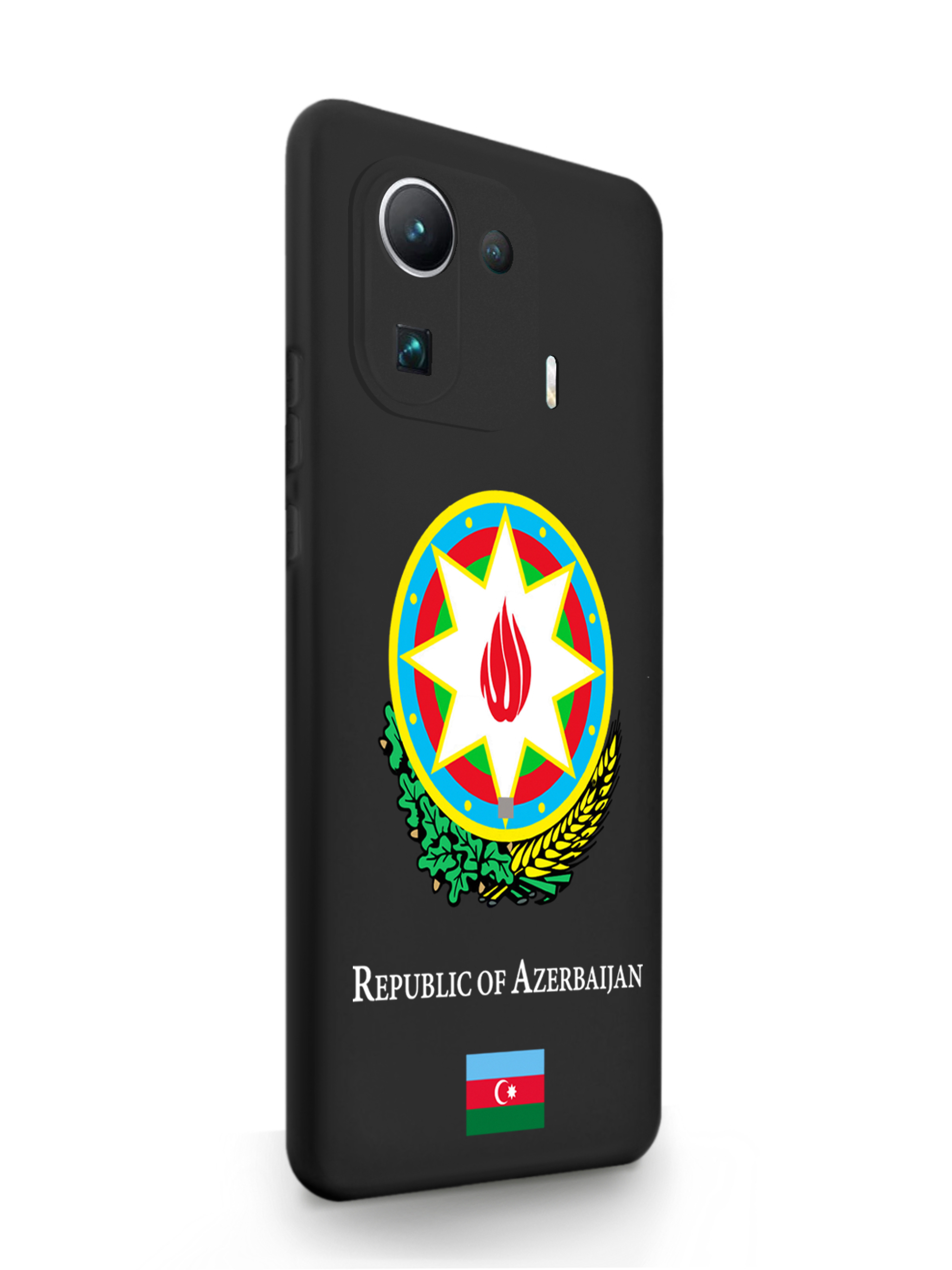 

Чехол MustHaveCase Xiaomi Mi 11 Pro Герб Азербайджана черный, Разноцветный, Xiaomi Mi 11 Pro Герб Азербайджана