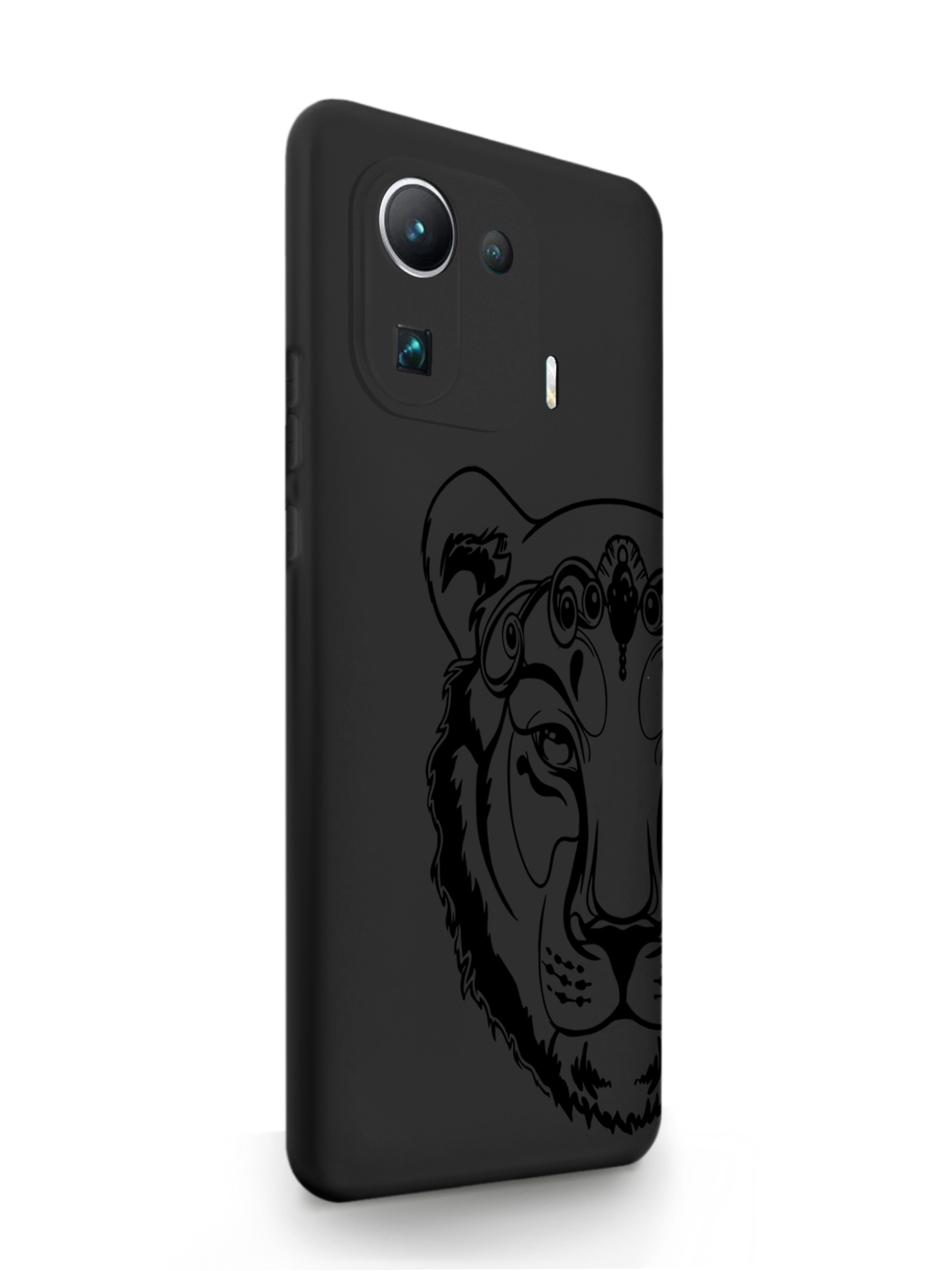 

Чехол MustHaveCase Xiaomi Mi 11 Pro Львица черный, Xiaomi Mi 11 Pro Львица