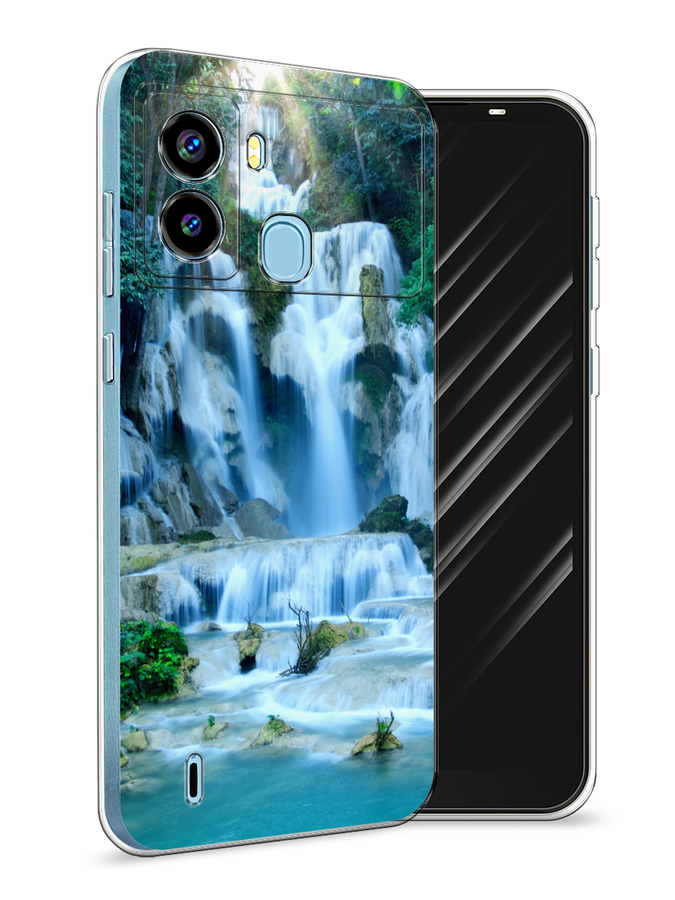 

Чехол Awog на Tecno Pop 6 "Водопад 8", Разноцветный, 302050-4