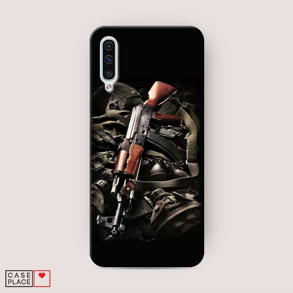 

Пластиковый чехол "Автомат" на Samsung Galaxy A50, 27720-4
