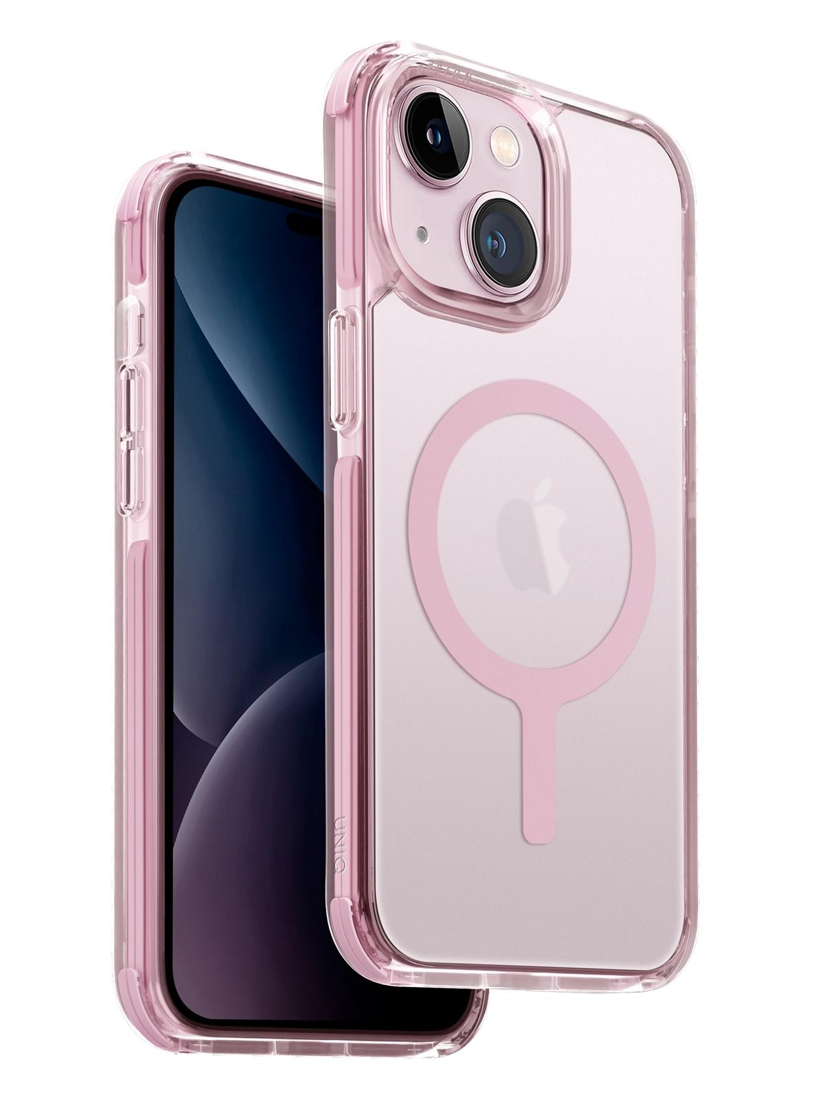 Чехол Uniq для iPhone 15 Plus с MagSafe Combat AF Baby Pink