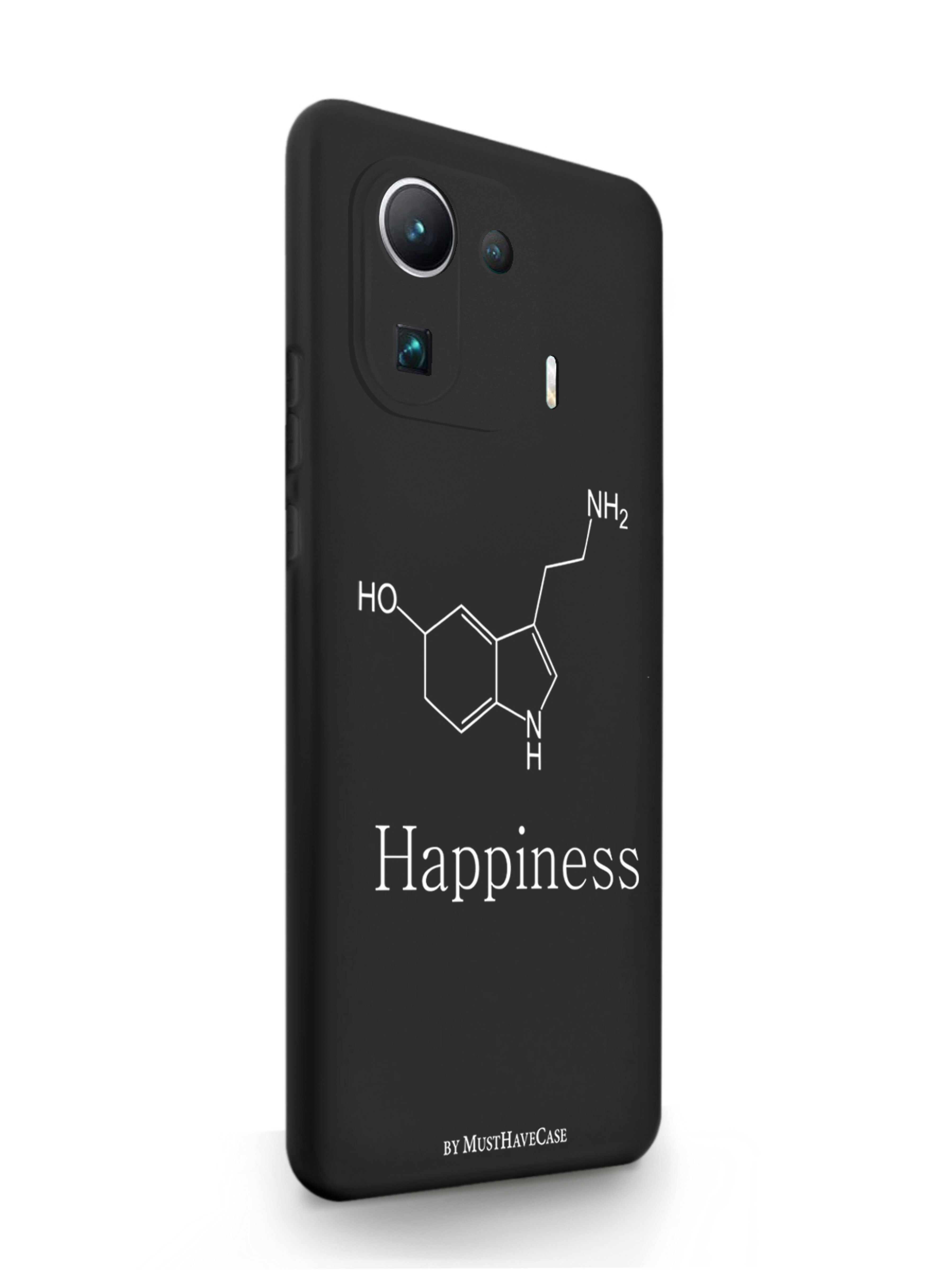 

Чехол MustHaveCase Xiaomi Mi 11 Pro Молекула счастья черный, Черный;белый, Xiaomi Mi 11 Pro Молекула счастья