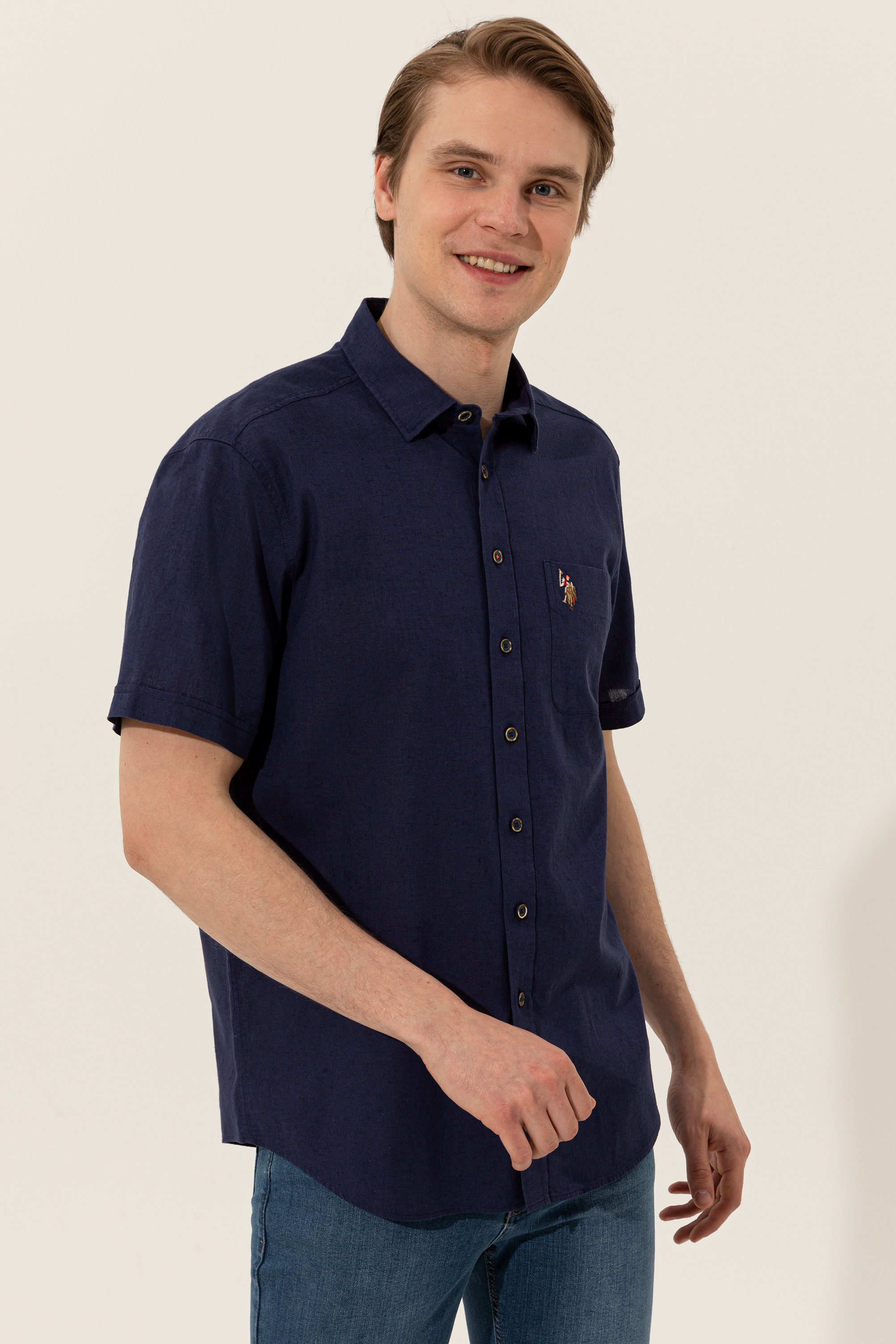 

Рубашка мужская U.S. POLO Assn. G081SZ0040ELFY022Y синяя L, Синий, G081SZ0040ELFY022Y