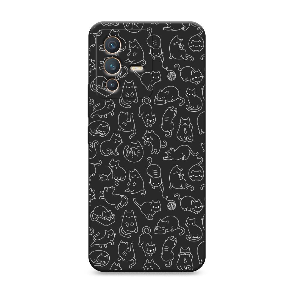 

Чехол Awog на Vivo V23 "Шкодливые котики", Разноцветный, 266052-1