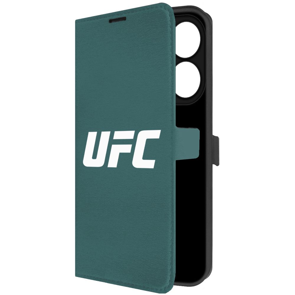 

Чехол-книжка Krutoff Eco Book для Tecno Spark 20 UFC зелёный опал, Зеленый