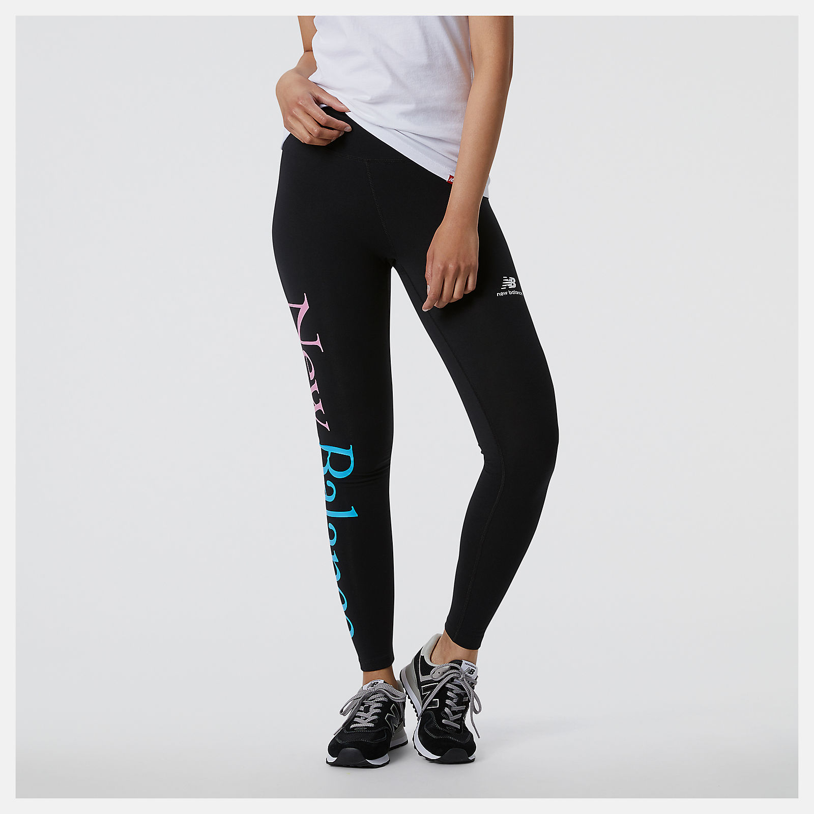 

Леггинсы женские New Balance Essentials Celebrate Legging черные XS, Essentials Celebrate Legging