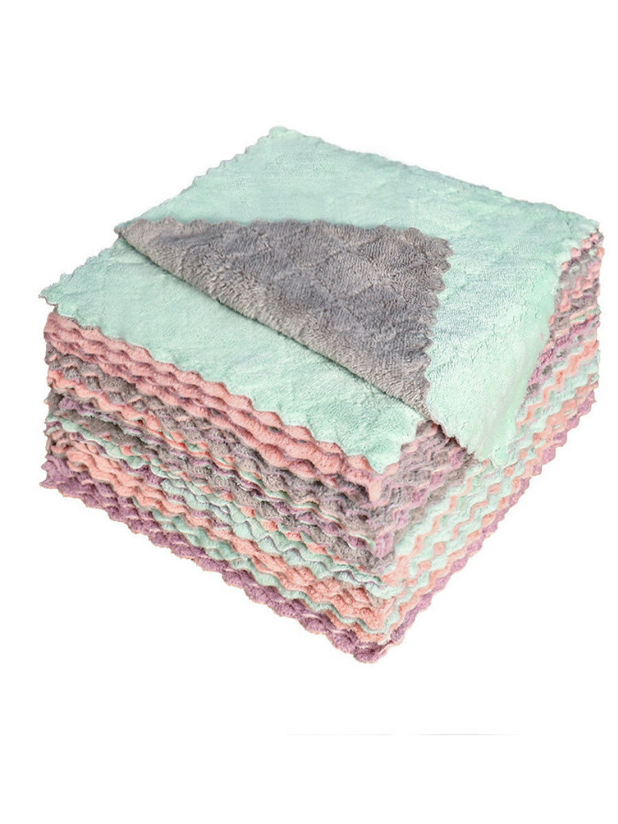 

Двусторонняя тряпка из особой микрофибры JetStone 26*15 см, 3 штуки