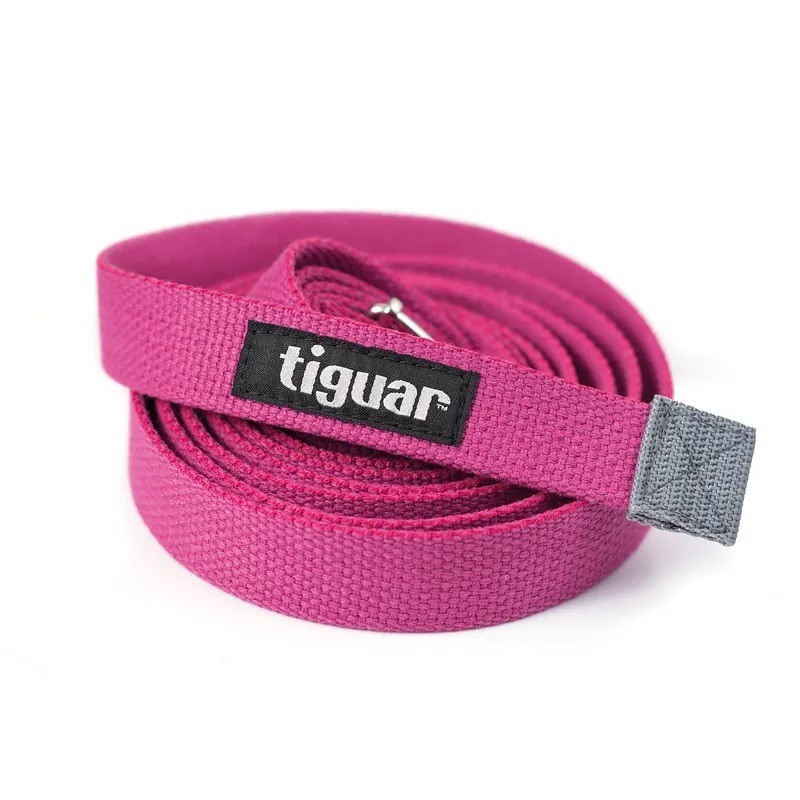 фото Ремень для йоги tiguar, фиолетовый