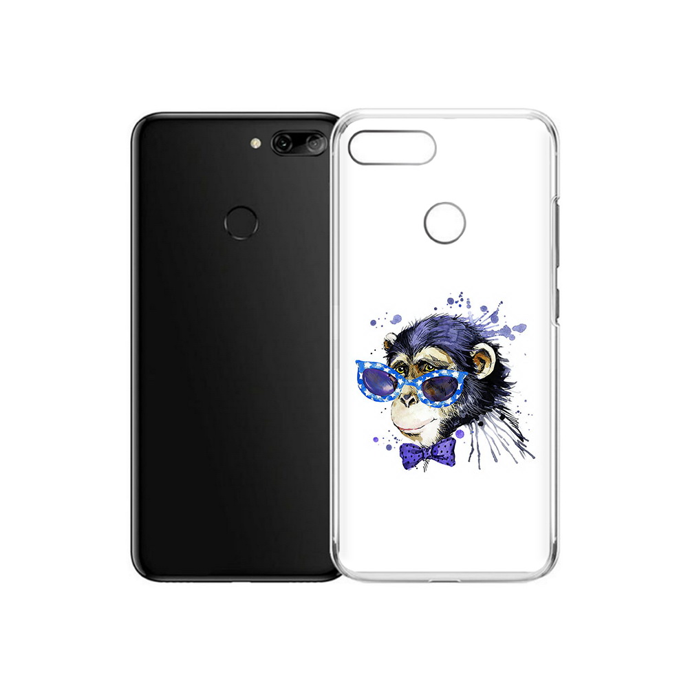 

Чехол MyPads Tocco для Alcatel 1S акварельная обезьяна (PT227137.662.216), Прозрачный, Tocco