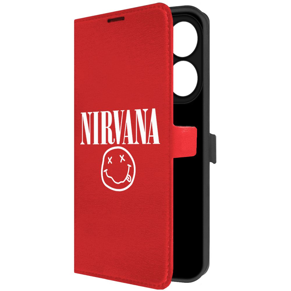 

Чехол-книжка Krutoff Eco Book для Tecno Spark 20 Nirvana красный