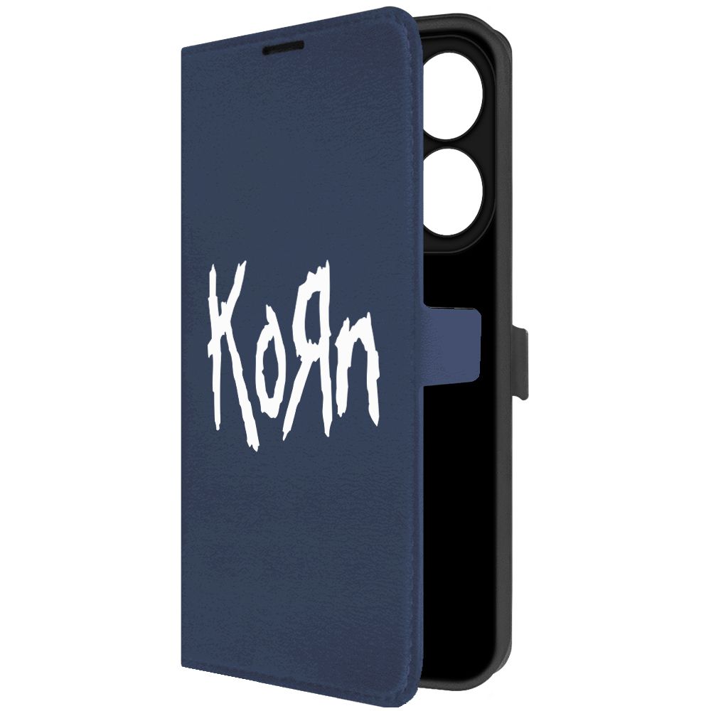 

Чехол-книжка Krutoff Eco Book для Tecno Spark 20 Korn синий
