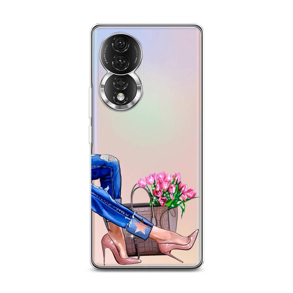 

Чехол Awog на Honor 80 "Каблучки", Синий, 6120350-7