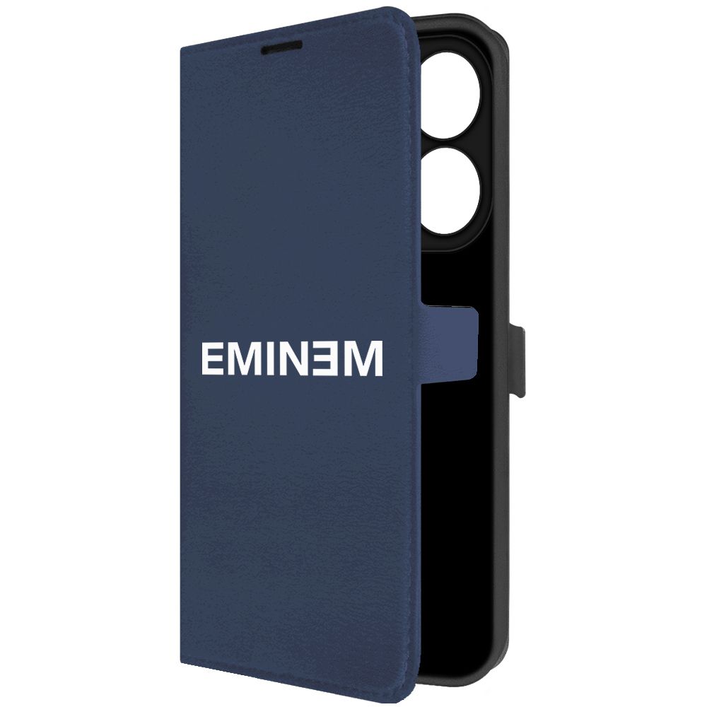 

Чехол-книжка Krutoff Eco Book для Tecno Spark 20 Eminem синий