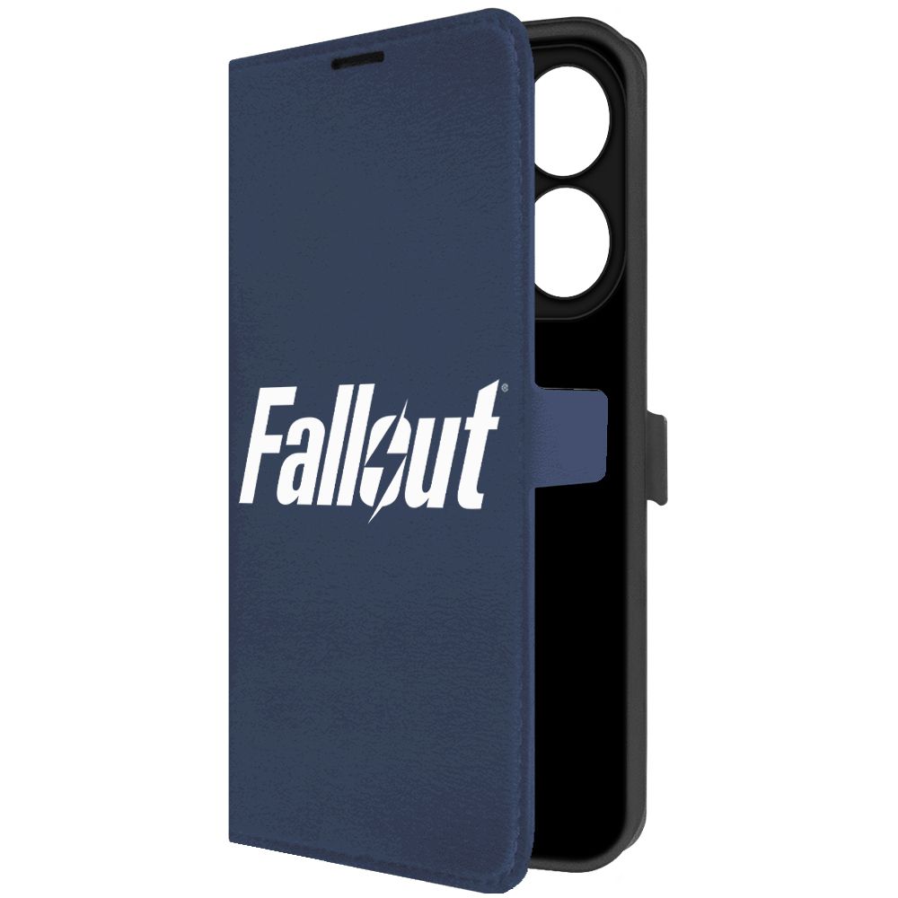 

Чехол-книжка Krutoff Eco Book для Tecno Spark 20 Fallout синий