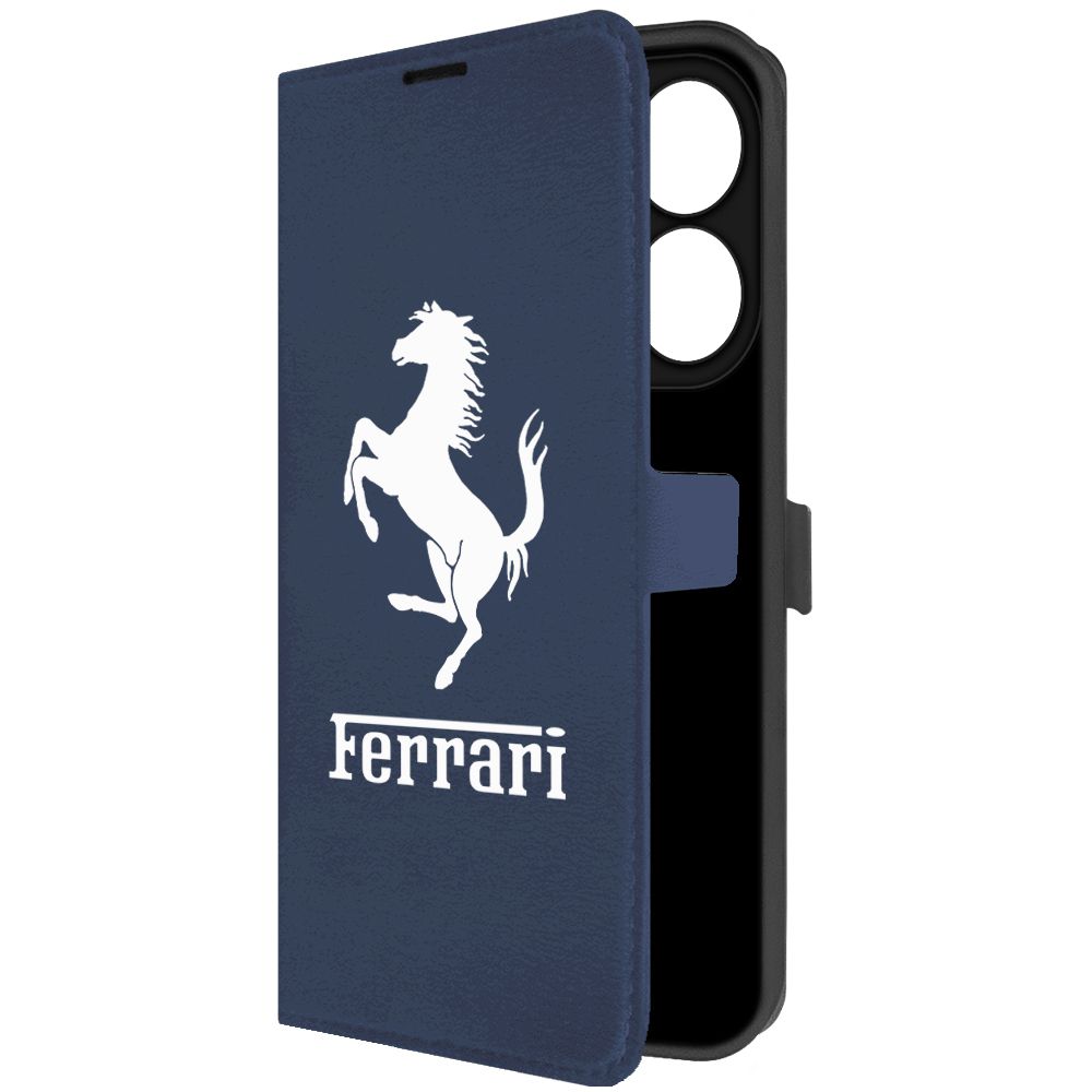

Чехол-книжка Krutoff Eco Book для Tecno Spark 20 Ferrari синий