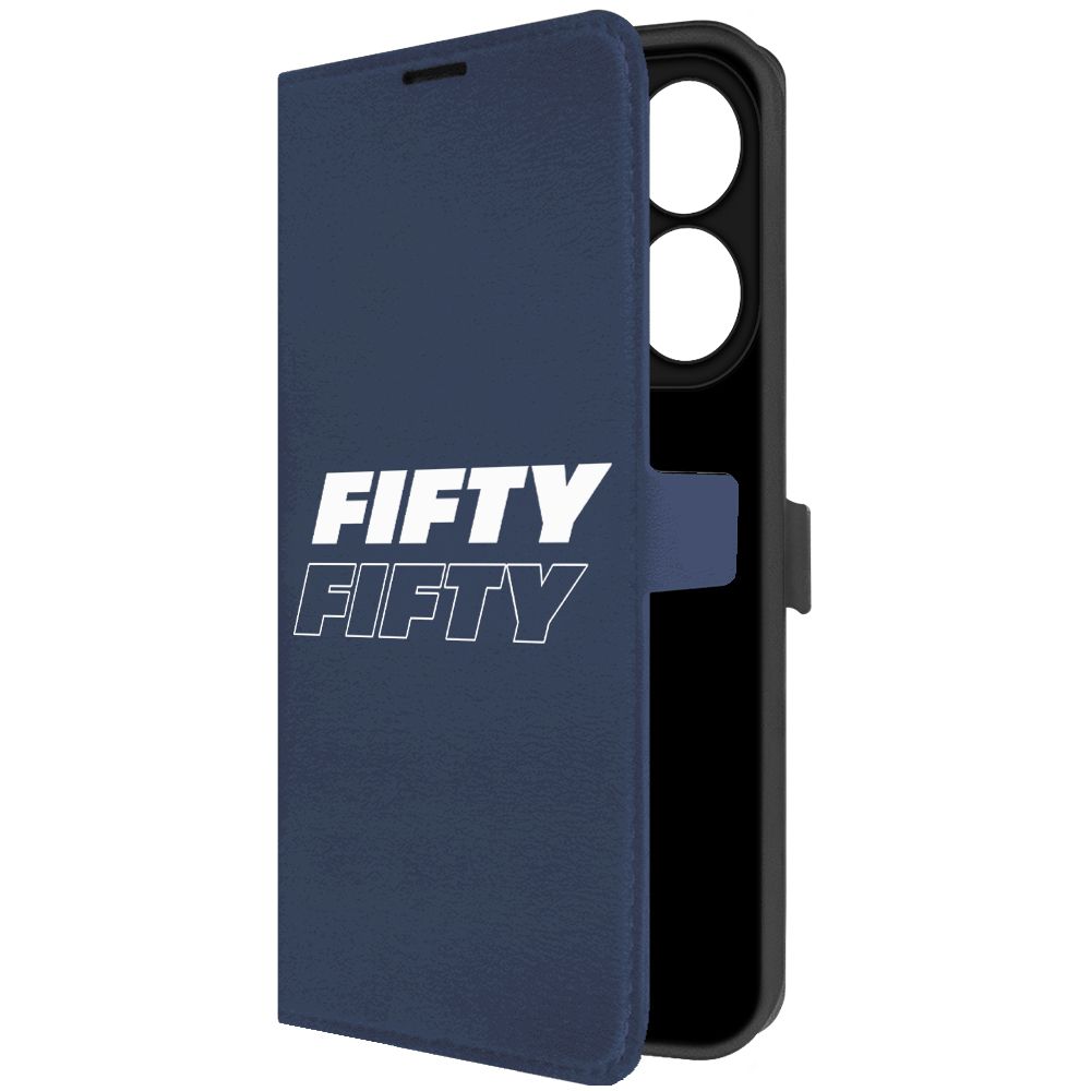 

Чехол-книжка Krutoff Eco Book для Tecno Spark 20 Fifty Fifty синий