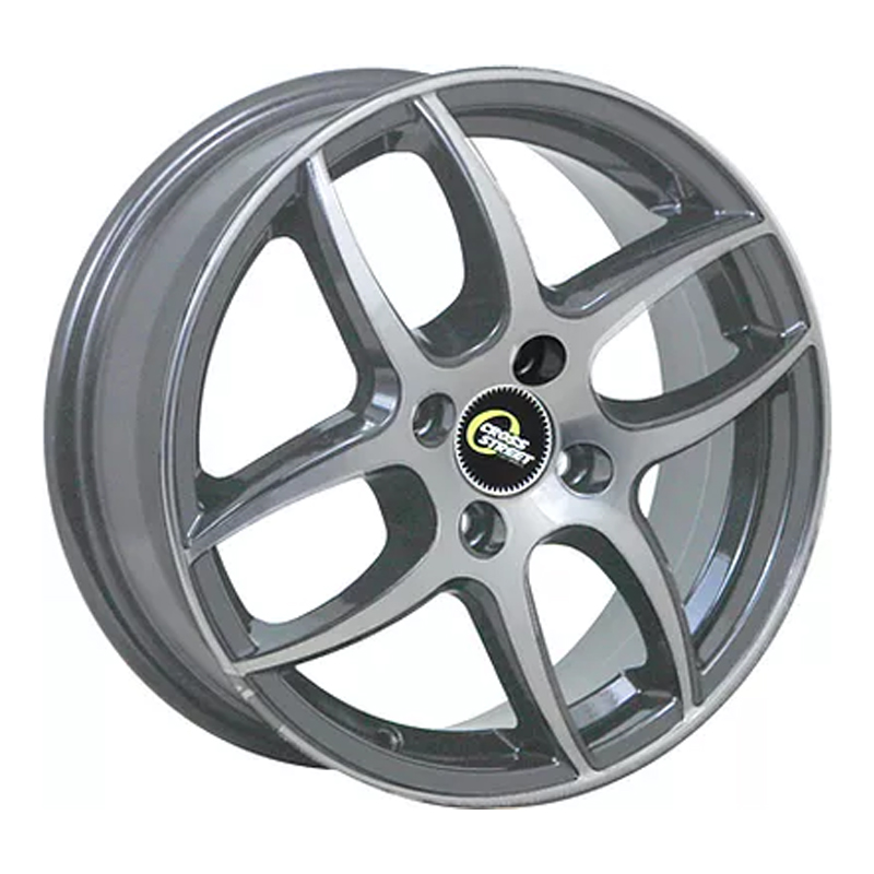 

Колесный диск Crossstreet, CR-18 6x15/4x100ET48 54.1 Gmf, Серый;серебристый