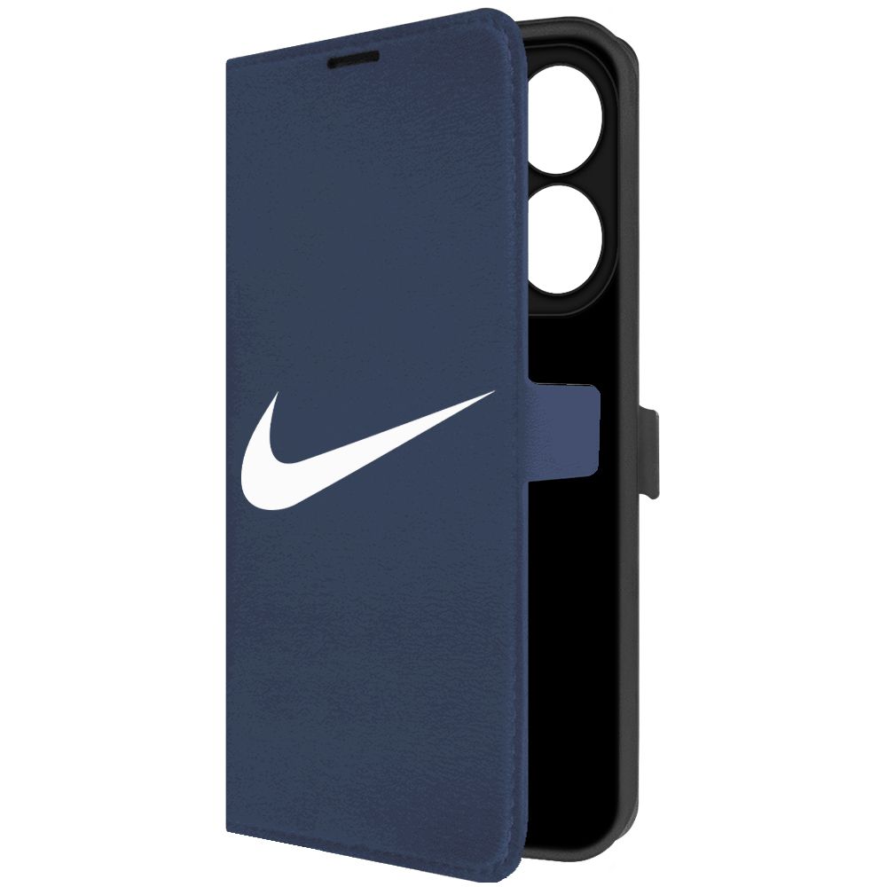 

Чехол-книжка Krutoff Eco Book для Tecno Spark 20 Nike синий