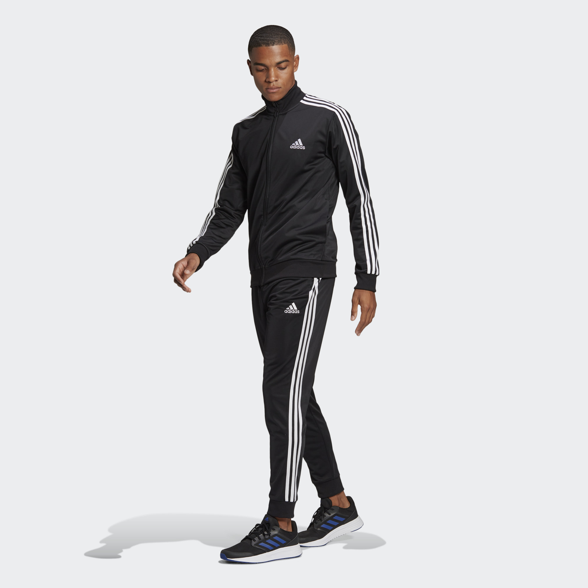 Костюм мужской Adidas 3-Stripes Track Suit черный 2