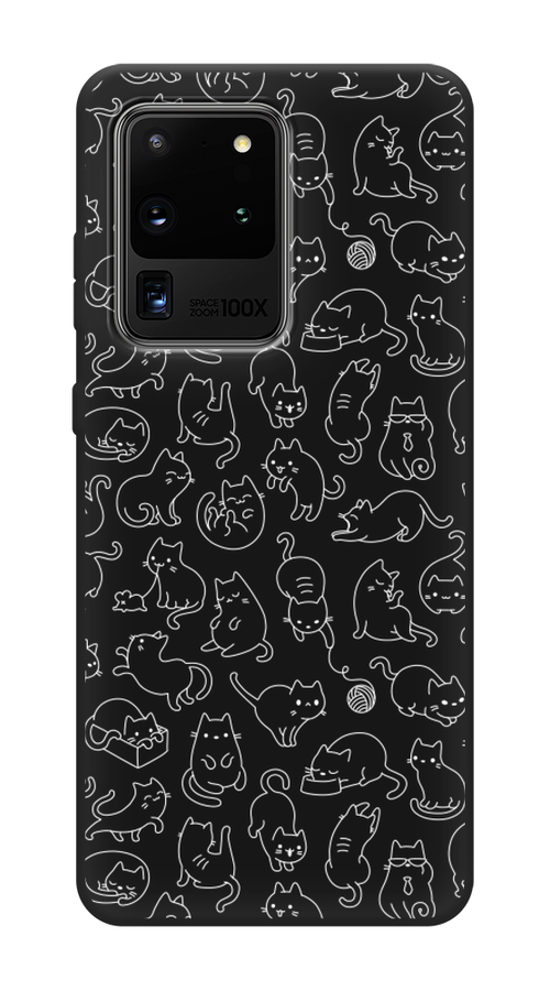 

Чехол Awog на Samsung Galaxy S20 Ultra "Шкодливые котики", Разноцветный, 29452-1