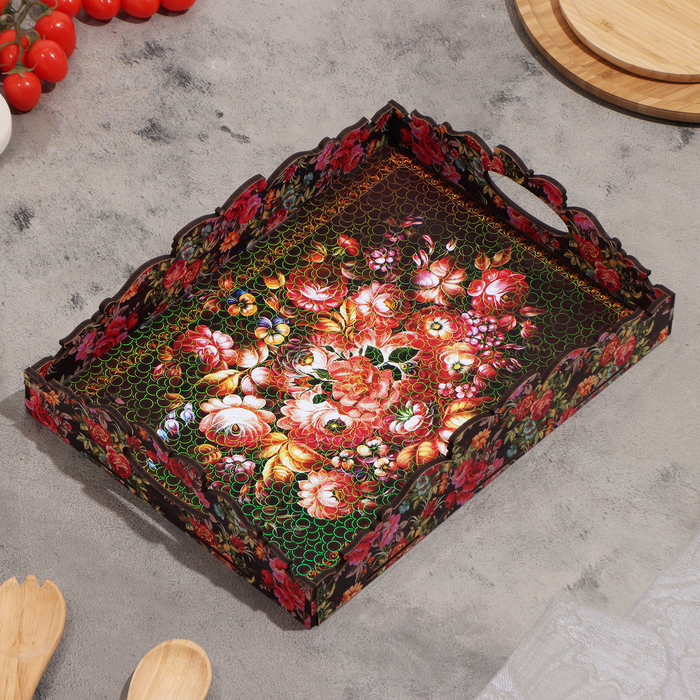 

Поднос большой "Жостово", 38х28х7 см