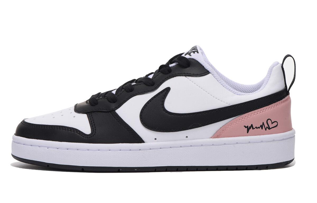 

Кеды унисекс Nike Court Borough Low 2 GS черные 36 EU, Черный, Court Borough Low 2 GS