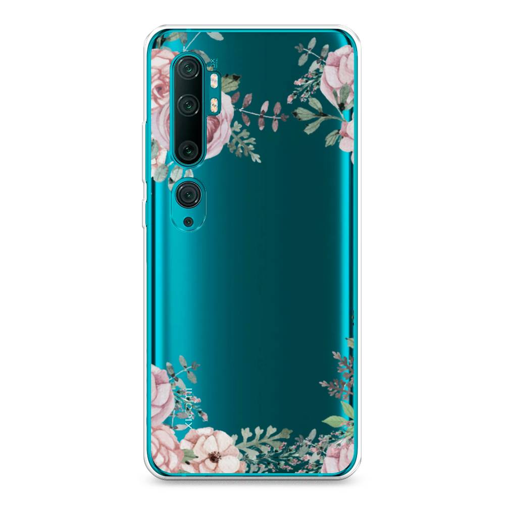 

Чехол Awog на Xiaomi Mi Note 10/Mi Note 10 Pro "Нежные розы акварель", Разноцветный, 37350-8