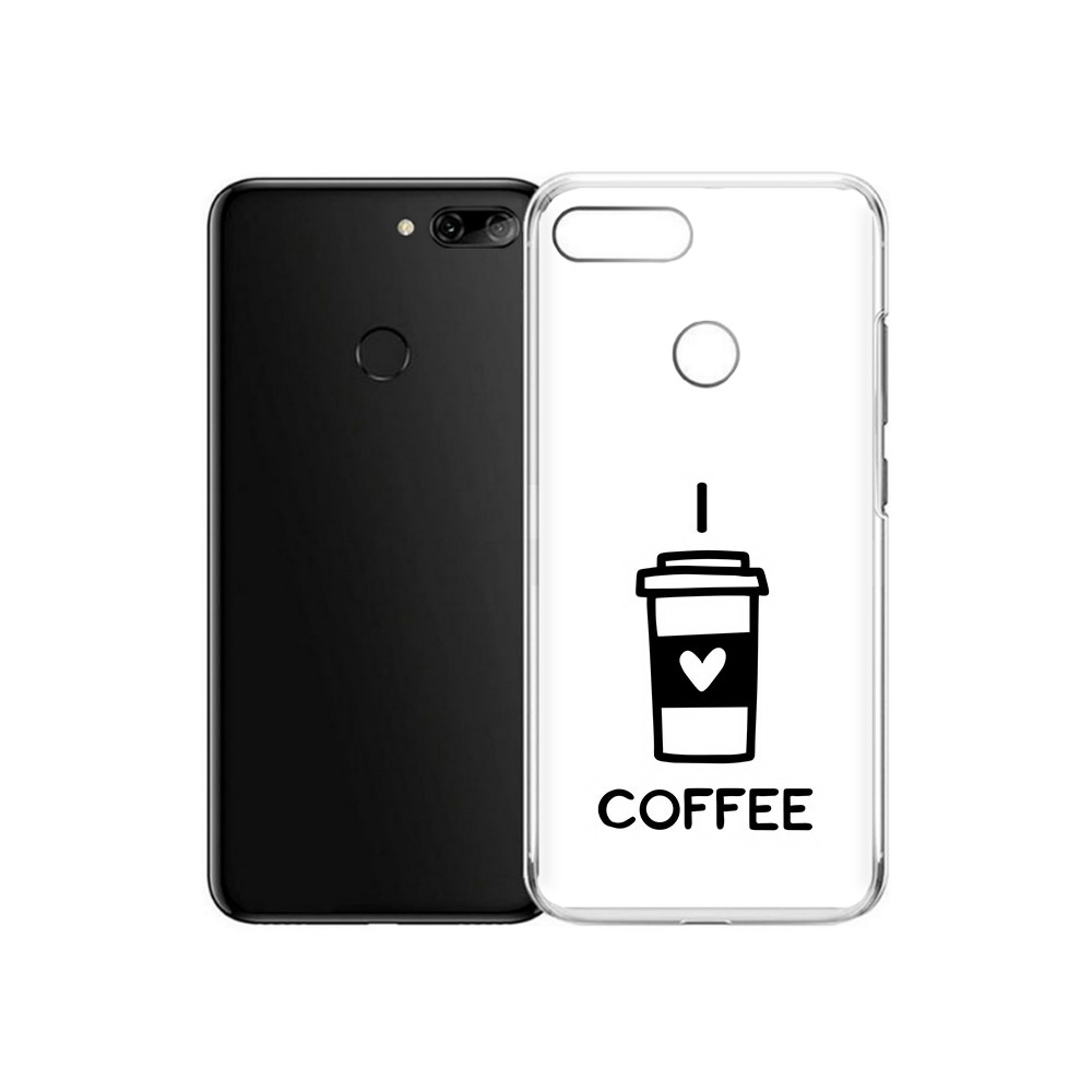 

Чехол MyPads Tocco для Alcatel 1S Я люблю кофе (PT227137.662.206), Прозрачный, Tocco