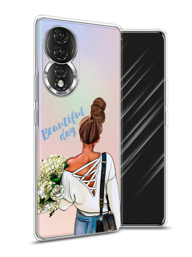 

Чехол Awog на Honor 80 "Beautiful day vector", Коричневый;белый;зеленый, 6120350-6
