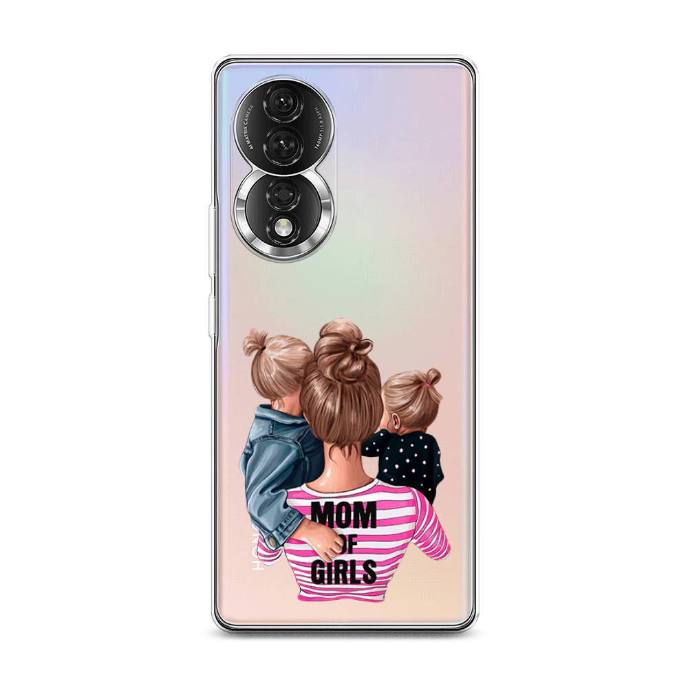 

Чехол Awog на Honor 80 "Mom of Girls", Разноцветный, 6120350-6