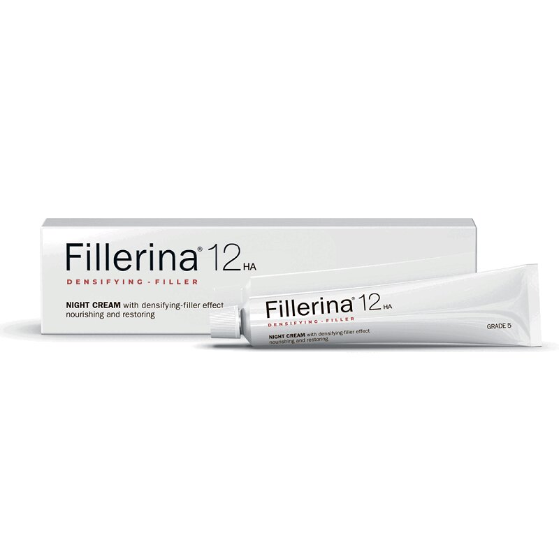 Крем для лица Fillerina 12HA Уровень 5 ночной 50 мл fillerina 12ha дневной крем для лица с укрепляющим эффектом уровень 4 50