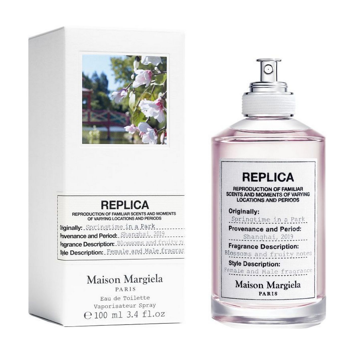 Туалетная вода MAISON MARTIN MARGIELA REPLICA SPRINGTIME IN A PARK 100 мл хлопковый свитшот mm6 maison margiela