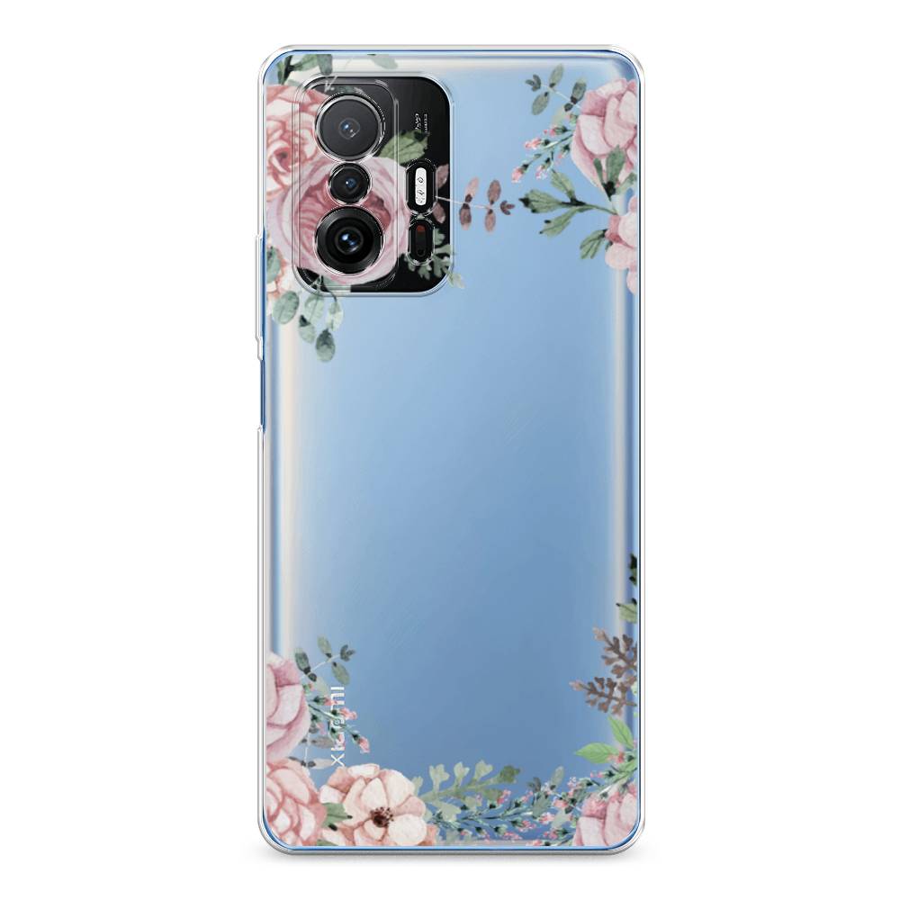 

Чехол Awog на Xiaomi Mi 11T/11T Pro "Нежные розы акварель", Разноцветный, 311250-8
