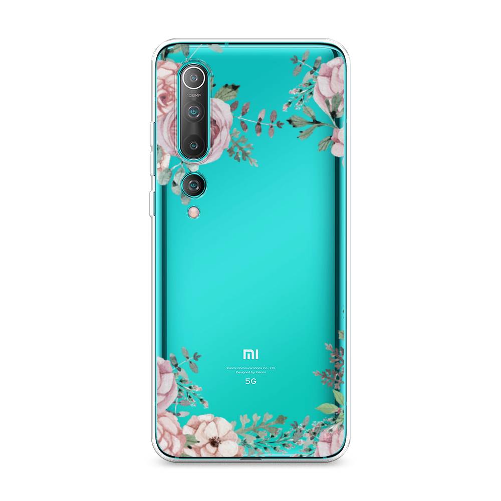 

Чехол Awog на Xiaomi Mi 10 "Нежные розы акварель", Разноцветный, 37550-8