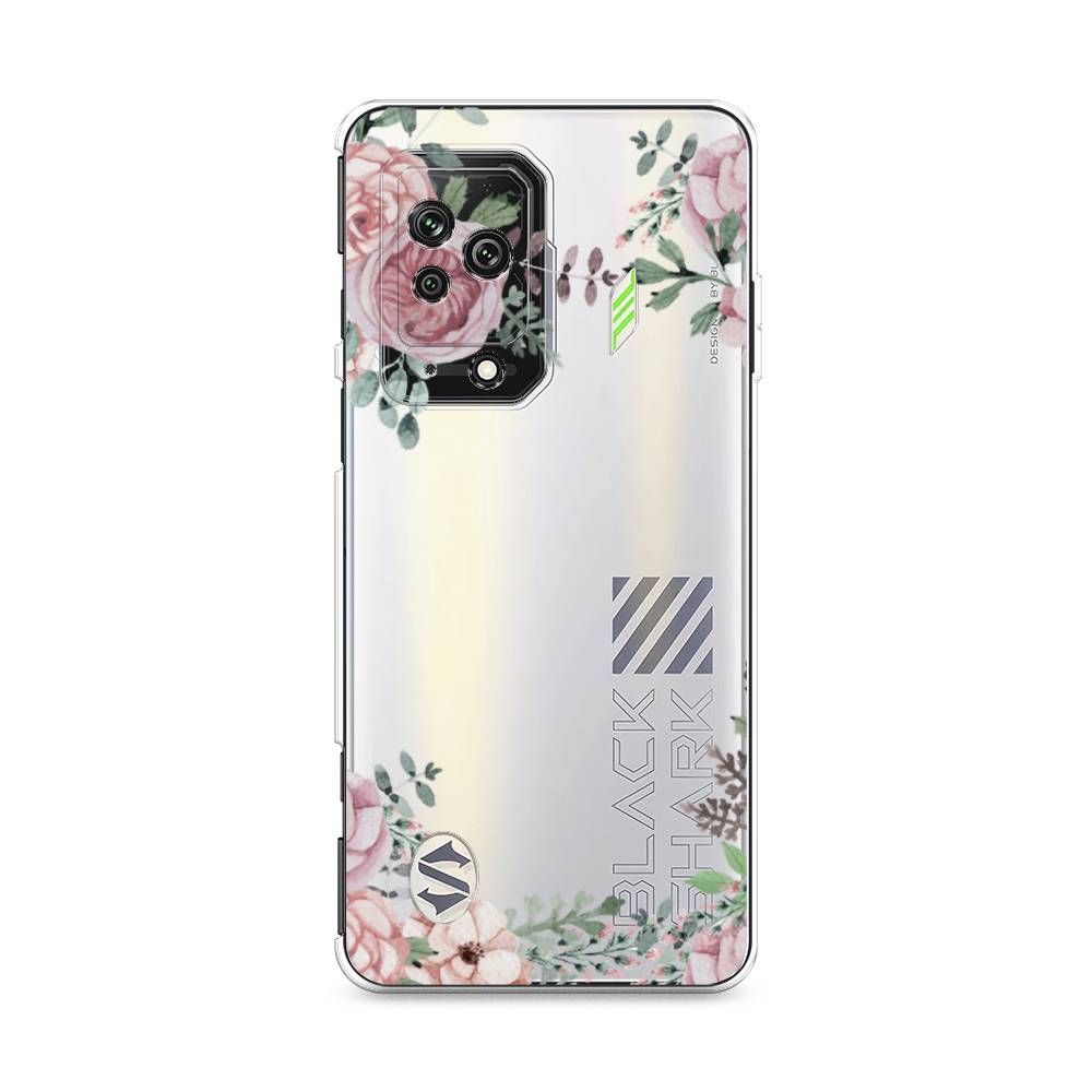 

Чехол Awog на Xiaomi Black Shark 5 "Нежные розы акварель", Разноцветный, 314050-8