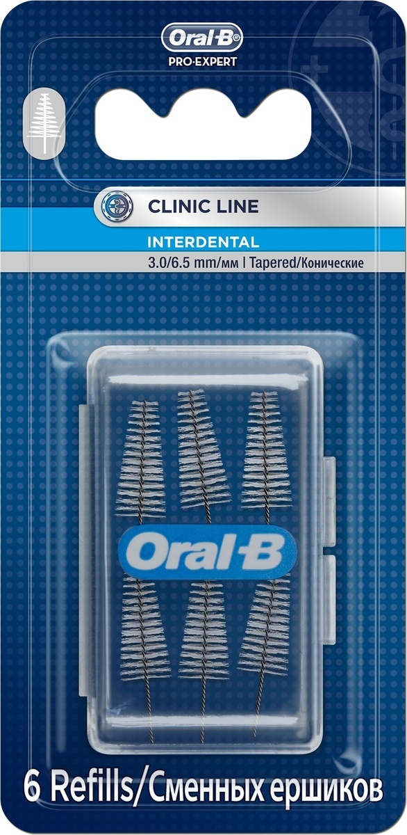 фото Ершики для межзубной щетки oral-b конические 6 шт.