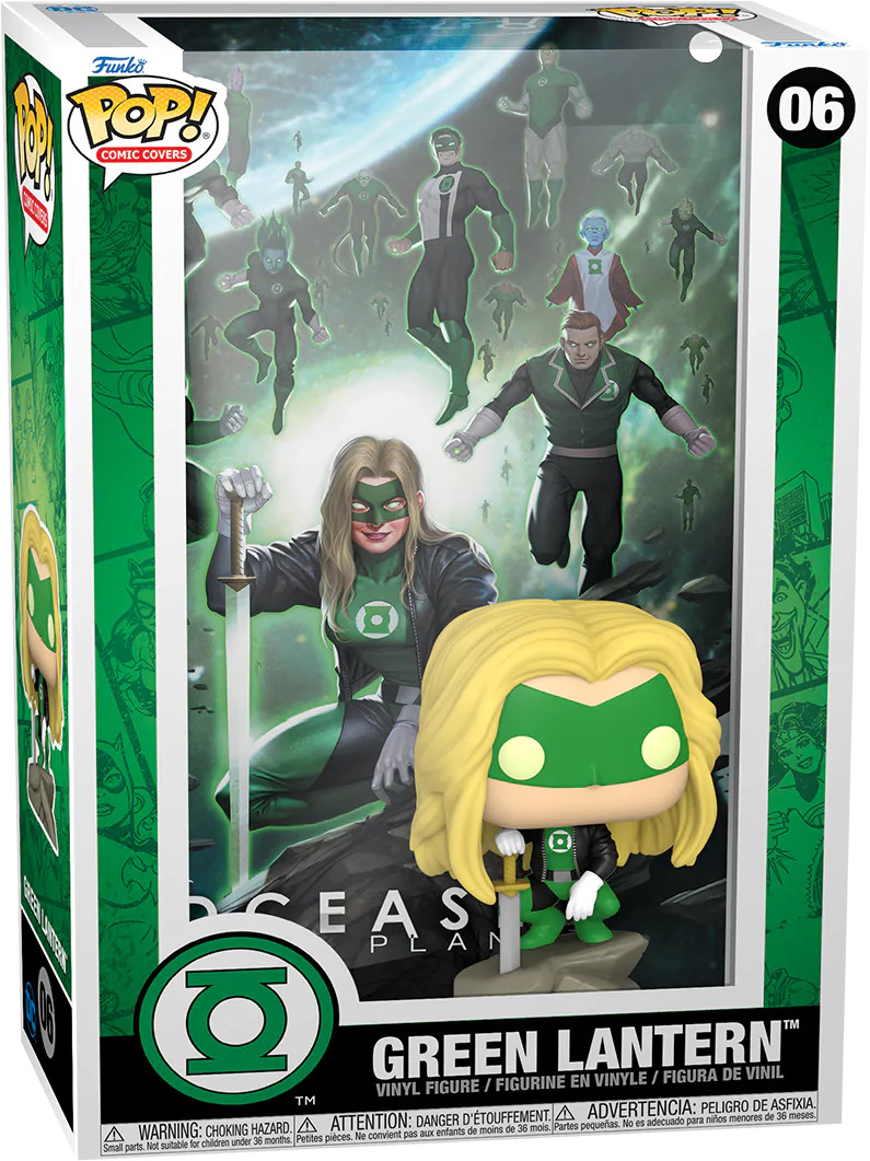 Фигурка Funko POP! Comic Cover DC DCeased Green Lantern, 64069 фигурка funko pop heroes imperial palace green lantern 52431