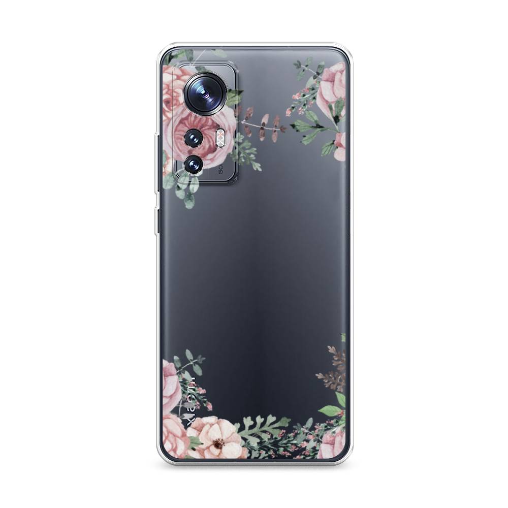 

Чехол Awog на Xiaomi 12/12X/12S "Нежные розы акварель", Разноцветный, 312950-8